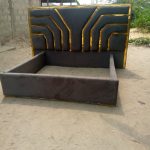 6 by 6 Acu Padded Headboard Bed N450k