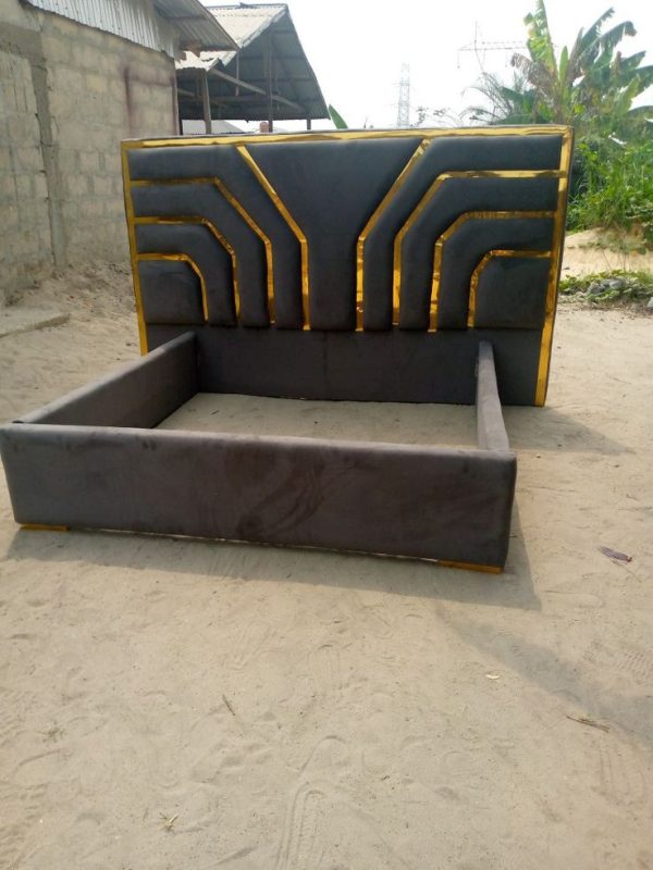 6 by 6 Acu Padded Headboard Bed N450k