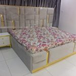 Acu Tube Headboard Bed + 2 Bedsides N450k