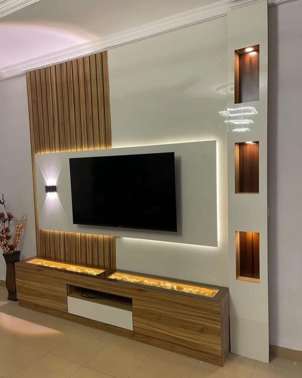 TV Wall Clouding Console Decor N480k