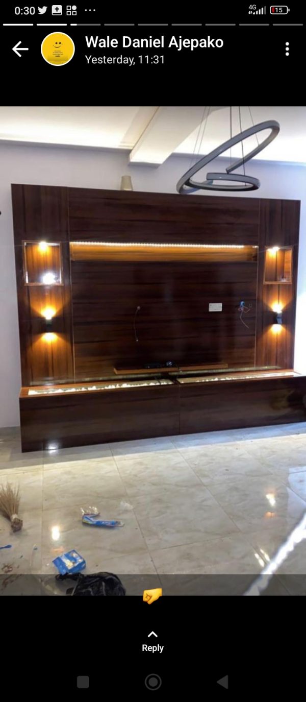 TV Wall Clouding Console Decor N490k