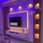 TV Wall Clouding Console Decor N550k