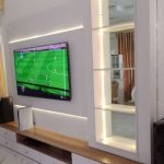 TV Wall Clouding + Shelf + Light N470k